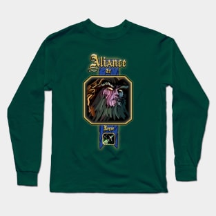 Race and class selection - Aliance Elf Rogue Long Sleeve T-Shirt